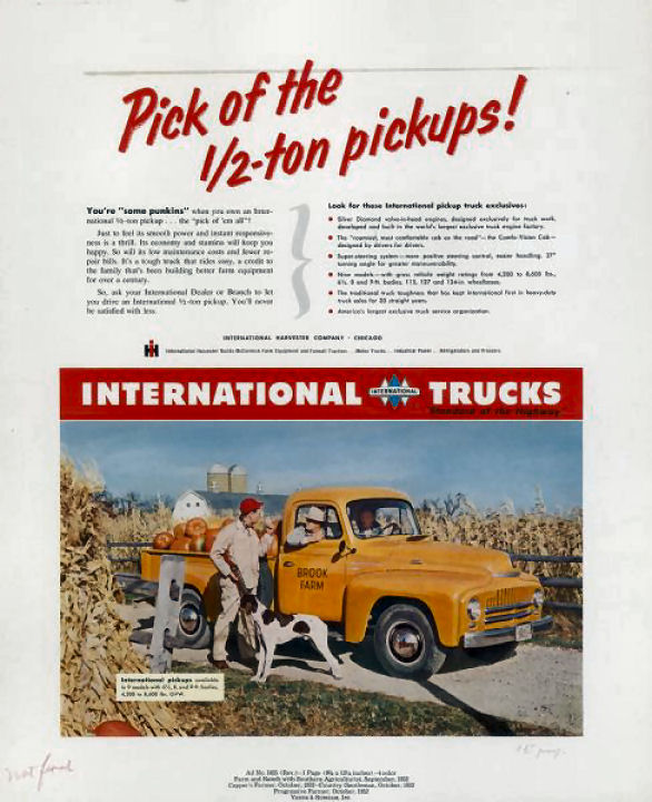 1952 International Auto Advertising